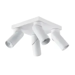 Spot Piere Sobrepor 4XDicroica Mr16 Branco Nordecor