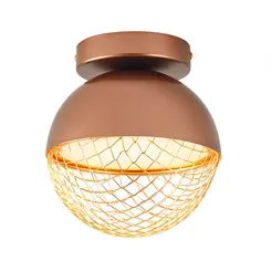 Plafon Led Rezi 18Cm 12W 3000K Cobre Nordecor