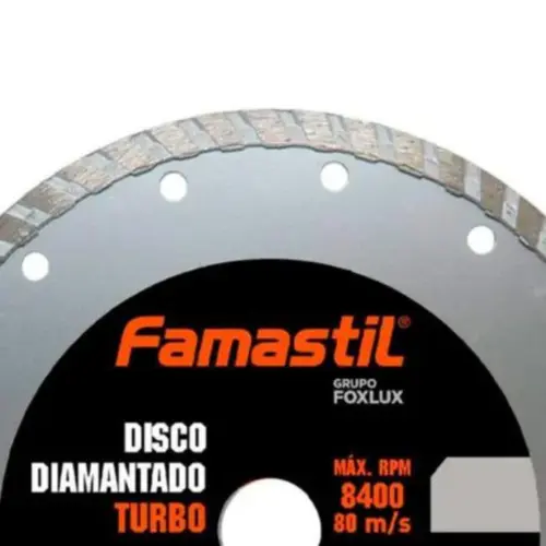 Disco Diamantado Turbo 7 180X22,2MM Famastil