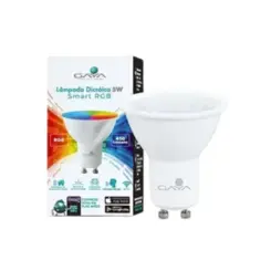 Lampada Led Dicroica RGB 5W Smart Bivolt Gaya