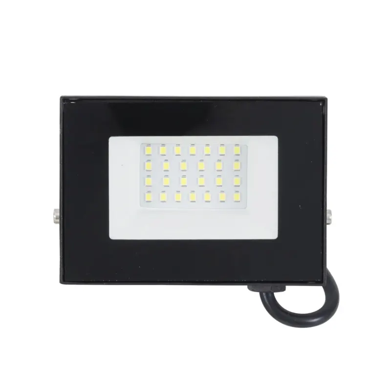 Refletor Led 30W 6000K 25000H Preto Bivolt Gaya