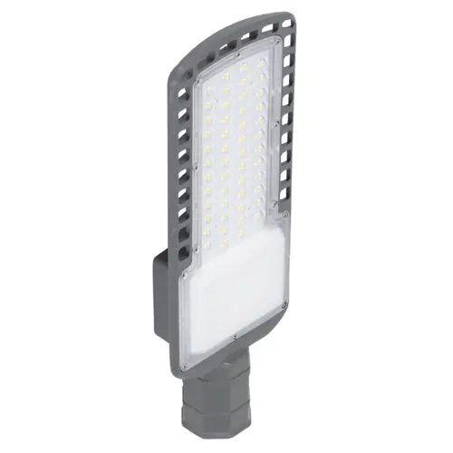 Refletor Luminaria Poste Rua Luz Publica 100W 6000K Cinza IP65 Gaya