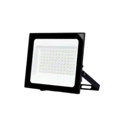 Refletor Led Atus 100W 6000K 2400LM IP65 Preto Bivolt Gaya