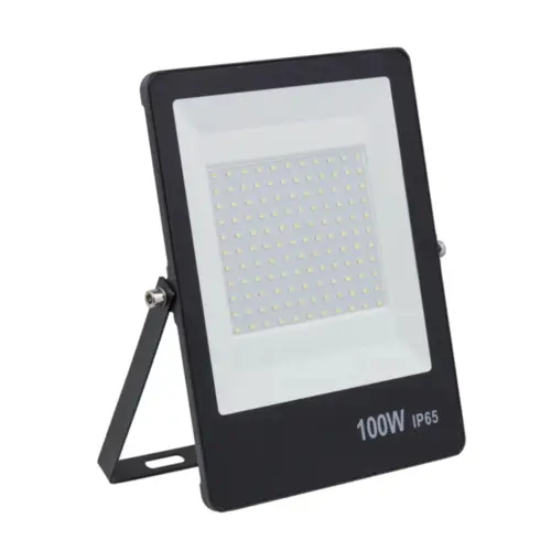 Refletor Ultrafino Led 100W 6500K Preto Bivolt Gaya