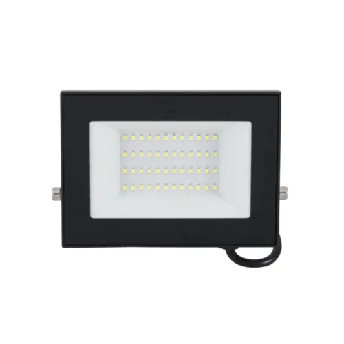 Refletor Led 50W 3000K 25000H Preto Bivolt Gaya