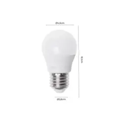 Lampada Led G45 4,9W 6000K Nordecor