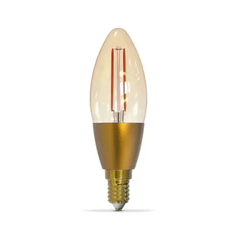 Lampada Filamento Vela Smart 5W 1800K/2400K Dimerizavel Gaya