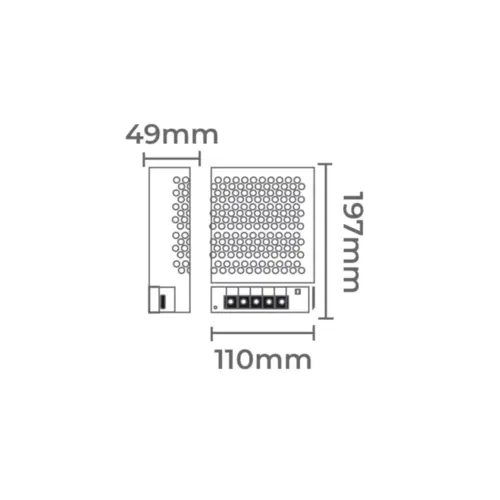 Fonte 24V Nord P/Fita Led 250W/10.4A Bivolt Nordecor