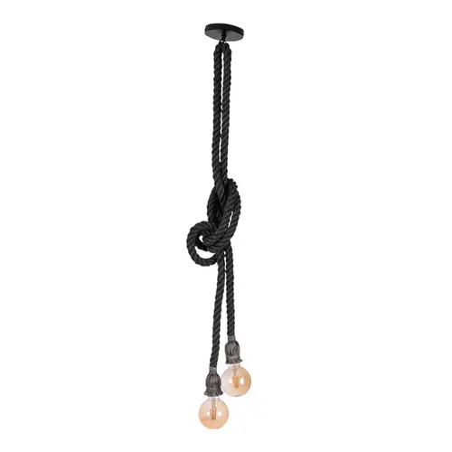Pendente De Corda 1.80M 2XE27 Chumbo Nordecor