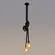 Pendente De Corda 1.80M 2XE27 Chumbo Nordecor