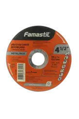 Disco De Corte Metal E Inox 115(4,5)X1X 22,2 MM Famastil