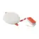 Painel Luminaria de Embutir LED Infinity Redondo 4000K 24W Bivolt Ø17x1,5cm Branco Gaya