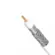 Cabo Coaxial Branco 1 Metros Foxlux