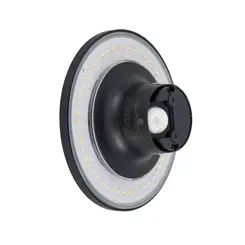 Arandela Eclipse 12W 3000K Preta Gaya