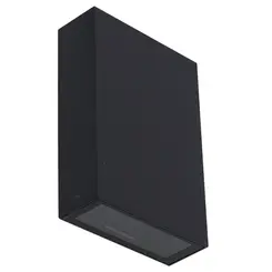 Arandela Cube Slim 4W 3000K Preto Bivolt Gaya