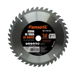 Serra Videa 7 1/4 40 Dentes 185X20Mm Famastil