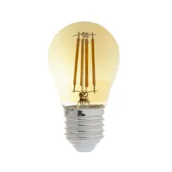 Lampada Led Mini Bulbo Bolinha Filamento 4W 2400K E27 110V Gaya