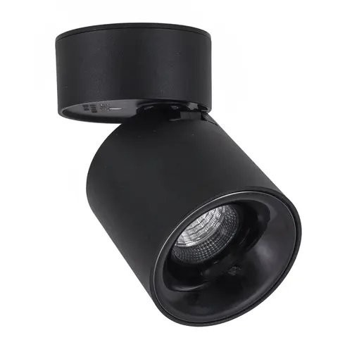 Spot 360 Sobrepor Direcionavel Preto 3000K 7W Gaya