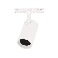 Spot Led P/ Trilho Mag 12W 2700K 48V 6x11x16,5cm Branco Gaya