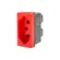 Modulo Tomada 2P+T 20A 250V B. Parafuso Vermelho Pial Plus + Legrand