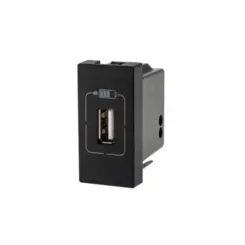 Modulo Tomada Carregador Usb 1,5a Preto Pial Plus+ Legrand