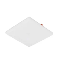Painel Luminaria de Embutir LED Infinity Quadrado 4000K 18W Bivolt 12x12x1,5cm Branco Gaya