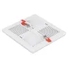 Painel Luminaria de Embutir LED Infinity Quadrado 6000K 24W Bivolt 17x17x1,5cm Branco Gaya