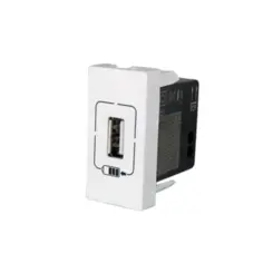 Modulo Carregador 1x USB 1100mA 1m Branca Pial Plus+ Legrand