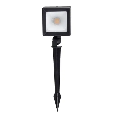 Espeto Jardim Led Cubo Externo 5W Verde 7X6,5X5,7CM Preto Bivolt Gaya