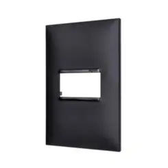 Placa 1 Posto 4x2 Preto Pial Plus + Legrand