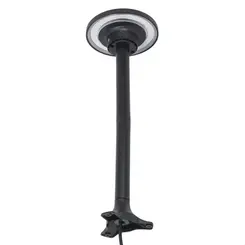 Poste Balizador LED Eclipse Externo 3000K 12W Bivolt 60,5xØ16cm Preto IP65 Gaya