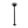 Poste Balizador LED Eclipse Externo 3000K 12W Bivolt 60,5xØ16cm Preto IP65 Gaya