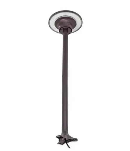 Poste Balizador LED Eclipse Externo 3000K 12W Bivolt 60,5xØ16cm Marrom IP65 Gaya
