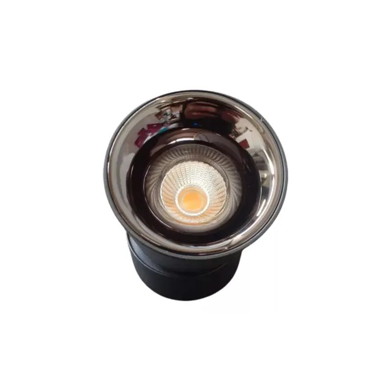 Spot 360 Sobrepor Direcionavel Preto 4000K 7W Gaya