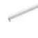 Perfil De Embutir Para Fita LED ken 22x11x2000mm Branco Usina