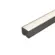 Perfil Sobrepor (17 X 15Mm) La-810 Pequeno Fundo 15W/M 3.000K 1690Lm IP20 Preto Led Art