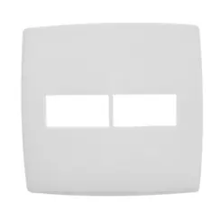 Placa 1+1 Posto 4X4 Branco Pial Plus Legrand