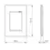 Placa 2 Postos 4X2 Branco Pial Plus + Legrand