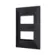 Placa 2 Postos Separados 4x2 Preto Pial Plus + Legrand