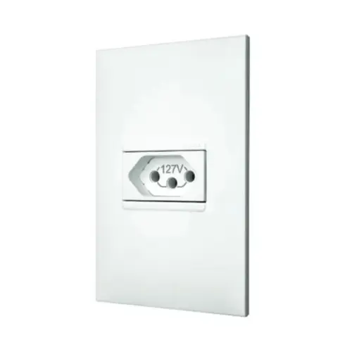 REPASSE Conjunto Tomada 2P+T 20A 4X2 Branco Pial Plus + Legrand
