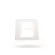 Placa 3+3 Postos 4X4 Quadrados White Arteor Legrand