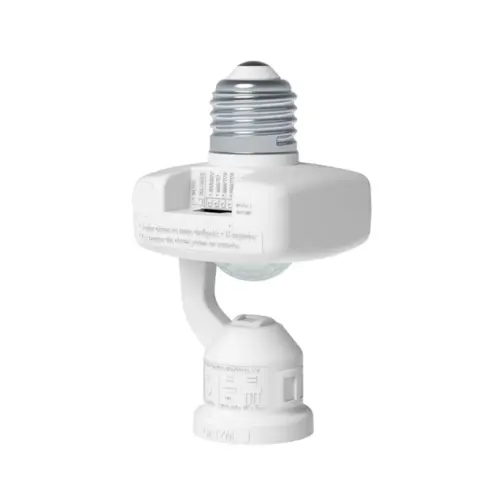 Sensor De Presenca Para Lampada Soquete E27 C/ Fotocélula Qualitronix
