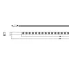 Modulo Led Mag. Skaly Oni 12W 30° 2700K IRC97 48V Preto Nordecor