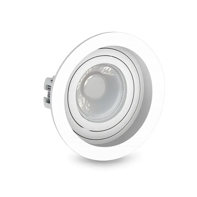 Embutido Redondo Recuado MR16 Dicroica Branco 100X35MM Save Energy