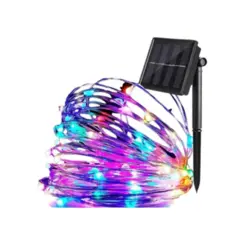Pisca Pisca Solar Led 200 Luzes Color Foxlux