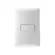 Conjunto 1 Interruptor Simples 10A 4X2 Branco Brava Soprano