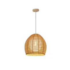 Pendente Timor Bambu 36x40cm Bivolt 1xE27 GMH
