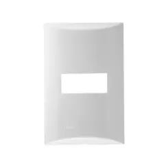 Placa 1Modulo 4X2 Branco Brava Soprano