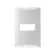Placa 1Modulo 4X2 Branco Brava Soprano