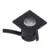 Mini Spot Woody Quadrado Para Marcenaria Preto 3000K 1W Gaya